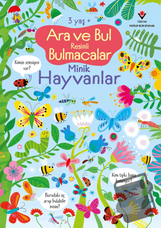 Ara ve Bul Resimli Bulmacalar Minik Hayvanlar - Kirsteen Robson - TÜBİ