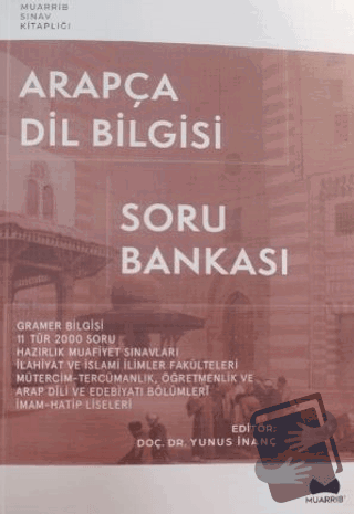 Arapça Dil Bilgisi Soru Bankası - Yunus İnanç - Muarrib - Fiyatı - Yor