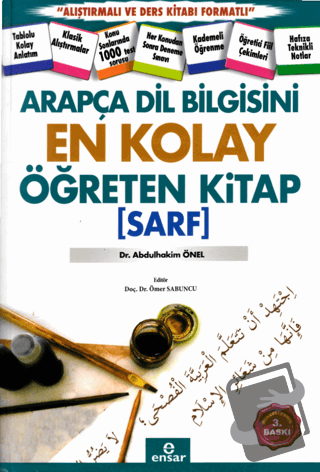 Arapça Dil Bilgisini En Kolay Öğreten Kitap (Sarf) - Abdülhakim Önel -