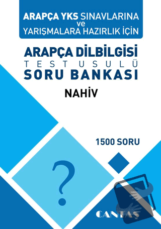 Arapça Dilbilgisi Soru Bankası Nahiv - Kolektif - Cantaş Yayınları - F