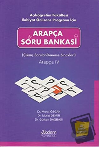 Arapça Soru Bankası 4 - Gürkan Dağbaşı - Akdem Yayınları - Fiyatı - Yo