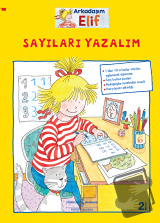 Arkadaşım Elif - Sayıları Yazalım - Hanna Sörensen - İş Bankası Kültür