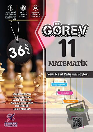 Armada Görev 11. Sınıf Matematik Yeni Nesil Çalışma Föyleri - Kolektif