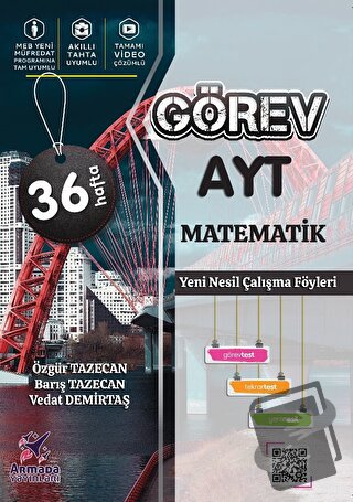 Armada Görev AYT Matematik Yeni Nesil Çalışma Föyleri - Özgür Tazecan 