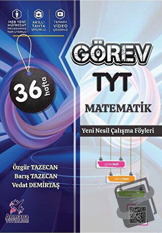 Armada Görev TYT Matematik Yeni Nesil Çalışma Föyleri - Özgür Tazecan 