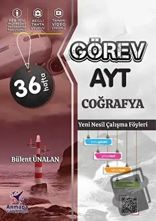 AYT Coğrafya Görev Çalışma Föyleri - Bülent Ünalan - Armada Yayınları 