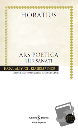 Ars Poetica - Şiir Sanatı - Horatius - İş Bankası Kültür Yayınları - F