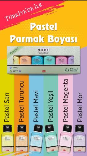 Artdeco Parmak Boyası Seti 6X75 Ml Pastel Renkler - - Artdeco - Fiyatı