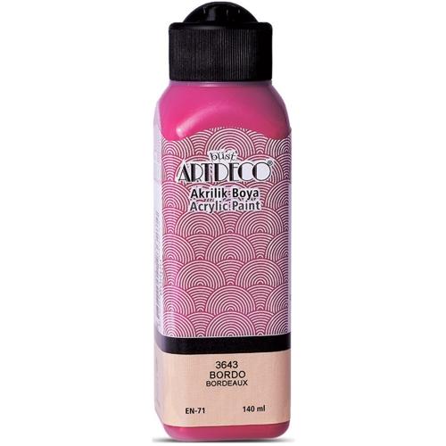 Artdeco Akrilik Boya 140 Ml Bordo 070R-3643 - - Artdeco - Fiyatı - Yor