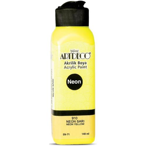 Artdeco Akrilik Boya 140 Ml Fosforlu Sarı 070R-910 - - Artdeco - Fiyat