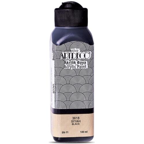 Artdeco Akrilik Boya 140 Ml Siyah 070R-3618 - - Artdeco - Fiyatı - Yor