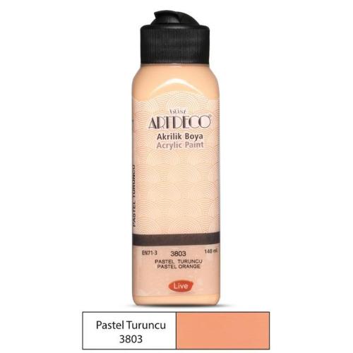 Artdeco Akrilik Boya Pastel 140 Ml Pastel Turuncu 3803 - - Artdeco - F