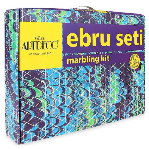 Artdeco Ebru Boyama Seti Çantalı 8 Li Es-8 - - Artdeco - Fiyatı - Yoru