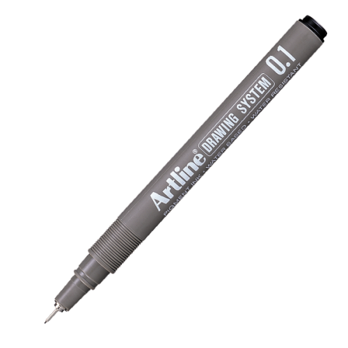 Artline Çizim Kalemi 0.1 Mm Siyah Ek231 - 12'li Paket - - Artline - Fi