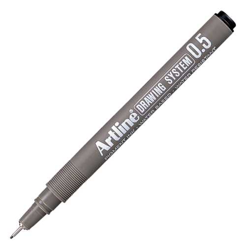 Artline Çizim Kalemi 0.5 Mm Siyah Ek235 - 12'li Paket - - Artline - Fi