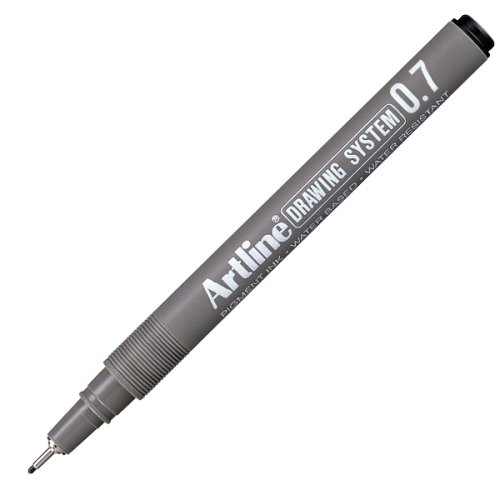 Artline Çizim Kalemi 0.7 Mm Siyah Ek237 - 12'li Paket - - Artline - Fi