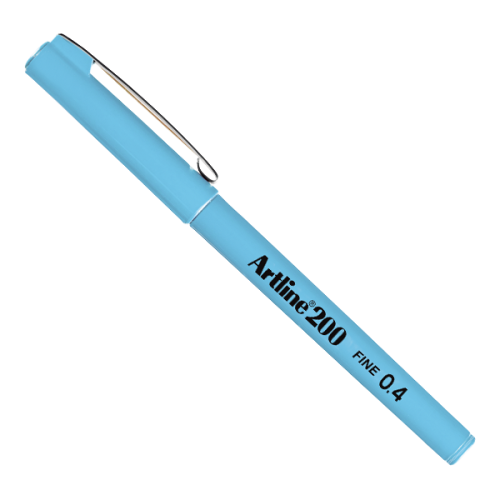 Artline Fineliner 0.4 Mm Açık Mavi Ek-200N - 12'li Paket - - Artline -