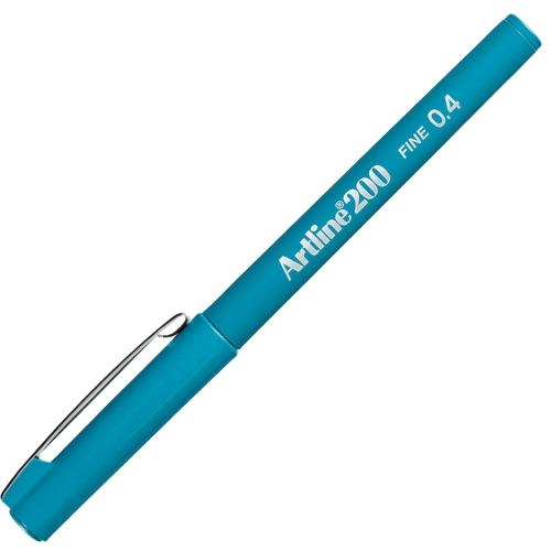 Artline Fineliner 0.4 Mm Gök Mavisi Ek-200N - 12'li Paket - - Artline 