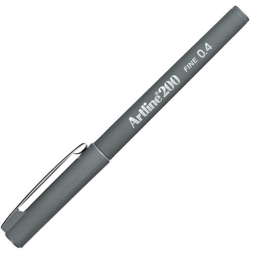 Artline Fineliner 0.4 Mm Gri Ek-200N - 12'li Paket - - Artline - Fiyat