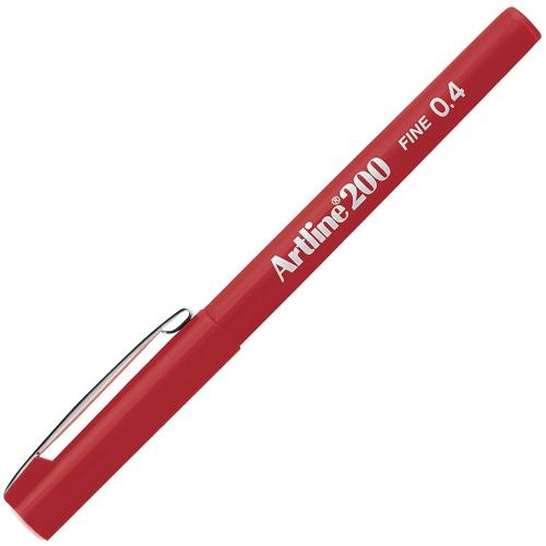 Artline Fineliner 0.4 Mm Kırmızı Ek-200N - 12'li Paket - - Artline - F