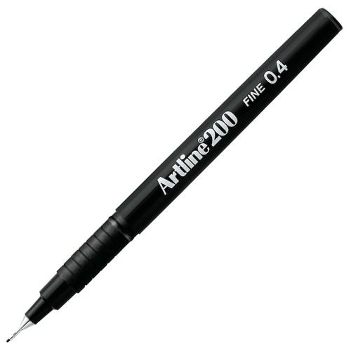 Artline Fineliner 0.4 Mm Siyah Ek-200N - 12'li Paket - - Artline - Fiy