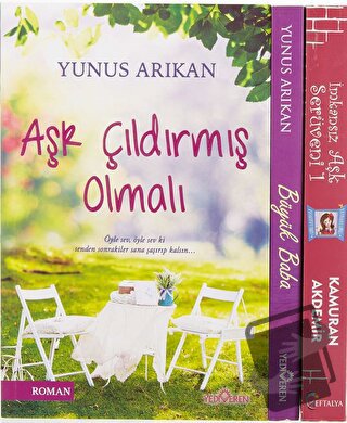 Aşk Serüveni Seti (3 Kitap - Kamuran Akdemir - Yediveren Yayınları - F