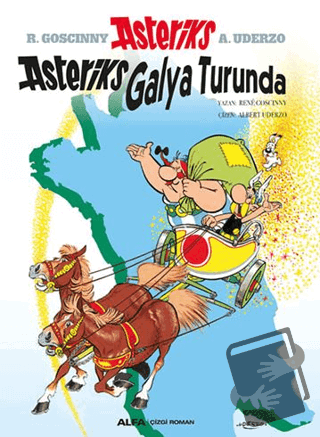 Asteriks 5 - Asteriks Galya Turunda - Rene Goscinny - Alfa Yayınları -