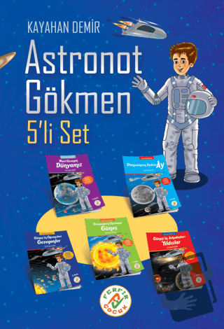 Astronot Gökmen Seti (5 Kitap) - Kayahan Demir - Ferfir Yayıncılık - F