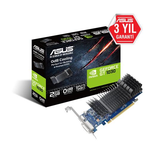 Asus 2Gb Gddr5 (64Bit) Dvı-Hdmı (Gt1030-Sl-2G-Brk) 6008 Mhz Ekran Kart