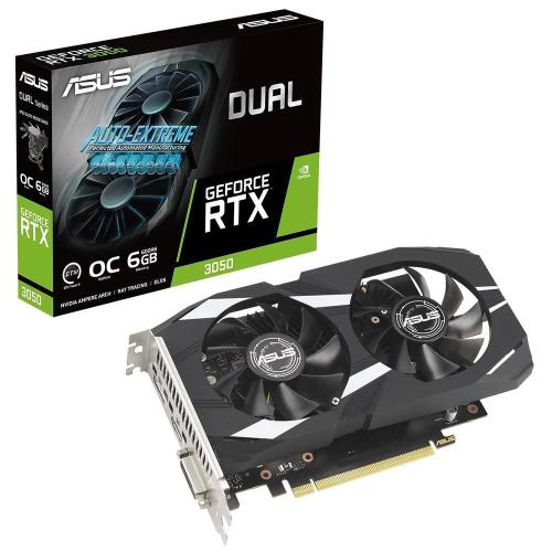 Asus Dual Geforce Rtx 3050 Oc Dual-Rtx3050-O6G Nvıdıa 6Gb Gddr6 96Bit 