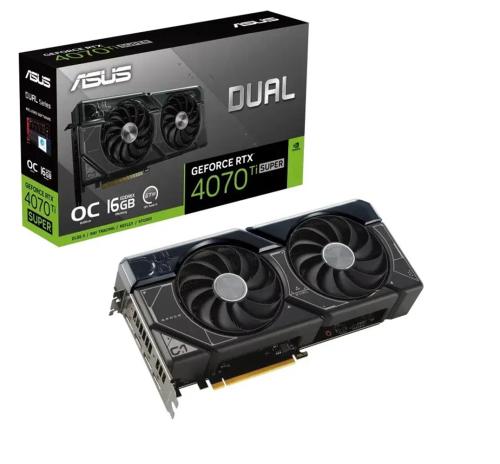 Asus Dual Geforce Rtx 4070 Ti Super Oc 16Gb Dual-Rtx4070Tıs-O16G Gddr6