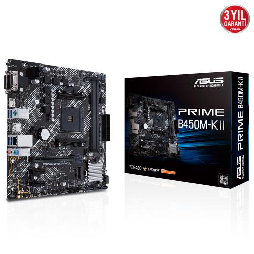 Asus Prime B450M-K Iı Ddr4 Bıos Flash Back Am4 Anakart - - Asus - Fiya