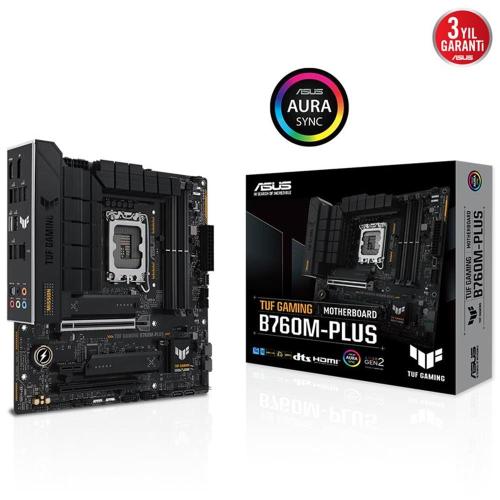 Asus Tuf Gaming B760M-Plus Ddr5 7200Mhz 1700P (12. - 13. Ve 14. Nesil 