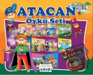 Atacan Öykü Seti (10 Cilt) (Ciltli) - Kolektif - Güloğlu Yayıncılık - 