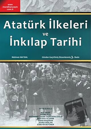 Atatürk İlkeleri ve İnkılap Tarihi - Kolektif - Murathan Yayınevi - Fi