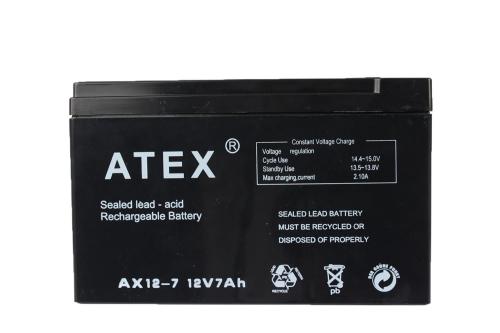 Atex Ax-12V 7Ah Bakımsız Kuru Akü - - Atex - Fiyatı - Yorumları - Satı