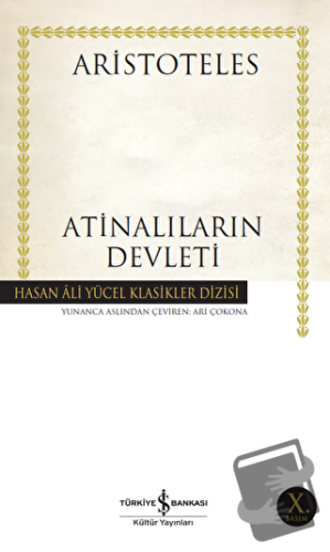 Atinalıların Devleti - Aristoteles - İş Bankası Kültür Yayınları - Fiy