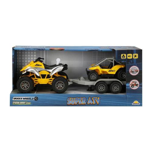 Sunman Oyuncak Maxx Wheels Süper Atv Sesli Ve Işıklı Sürtmeli Araçlar 