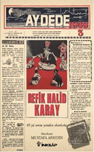 Aydede 1949 -3 - Refik Halid Karay - İnkılap Kitabevi - Fiyatı - Yorum