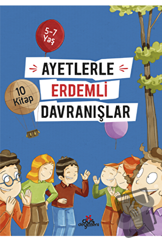 Ayetlerle Erdemli Davranışlar Set (10 Kitap) - Yasemin Ulun Pak - Düş 