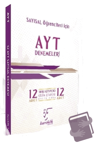 AYT 12'li Deneme Seti - Sayısal - Kolektif - Karekök Yayıncılık - Fiya