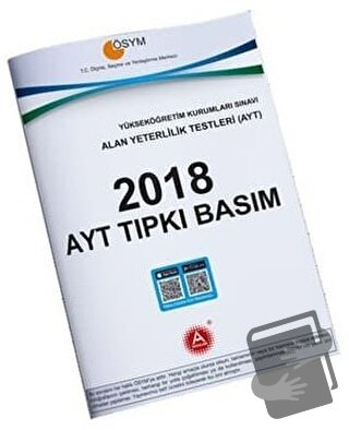 AYT 2018 Çıkmış Sorular - Kolektif - A Yayınları - Fiyatı - Yorumları 