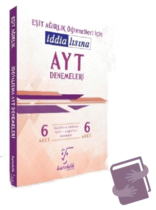 AYT 6'lı Deneme Seti - Eşit Ağırlık - Kolektif - Karekök Yayıncılık - 