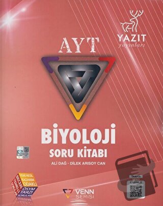 AYT Biyoloji Venn Serisi Soru Kitabı - Ali Dağ - Yazıt Yayıncılık - Fi