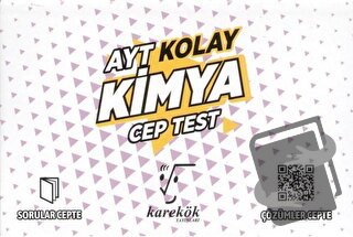 AYT Cep Test Kimya (Kolay) - Kolektif - Karekök Yayıncılık - Fiyatı - 