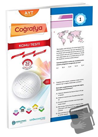 AYT Coğrafya Yaprak Test - Kolektif - Doğru Orantı Yayınları - Fiyatı 