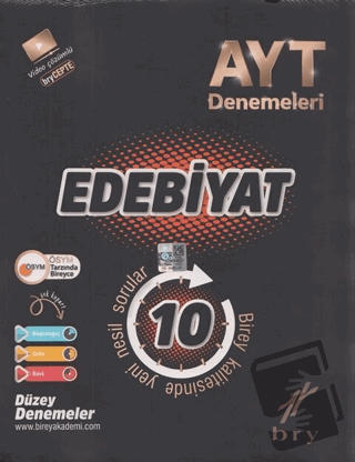 AYT Edebiyat 10 Deneme Birey Yayınları - Kolektif - Birey Yayıncılık -