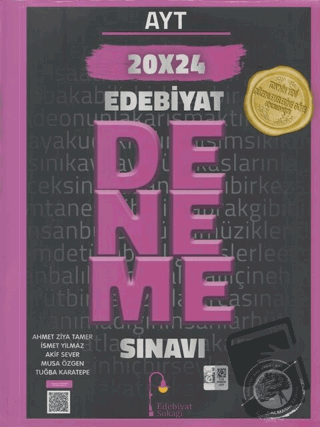 AYT Edebiyat 20 x 24 Deneme Sınavı - Kolektif - Edebiyat Sokağı Yayınl