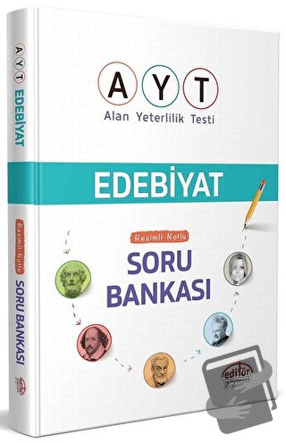 AYT Edebiyat Resimli Notlu Soru Bankası - Kolektif - Editör Yayınevi -