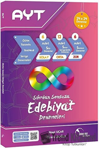 AYT Edebiyat Sıfırdan Sonsuza Deneme, Hayri Uçar, Doktrin Yayınları - 